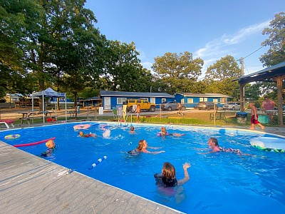 Kids at our seasonal pool