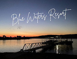 Blue waters resort dock