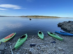 Kayak and paddle board blue waters resort