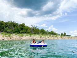 Tubing at bullshoals lake